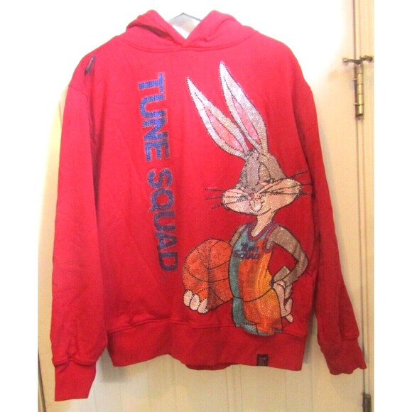 De.Kryptic Space Jam Sweatshirt Bugz Tune Squad Rhinetone Hoodie Sz 2XL - Picture 4 of 10